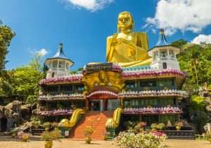 The,Golden,Temple,In,Dambulla,Sri,Lanka,-,A,Unesco